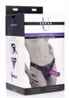 Strap U Comfort Ride Strap On Harness With Dildo Purple 7 Inches - Image 1