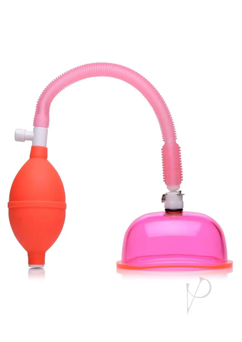 Size Matters Vaginal Pump With Small Cup 3.8 Inch Pink - Image 2