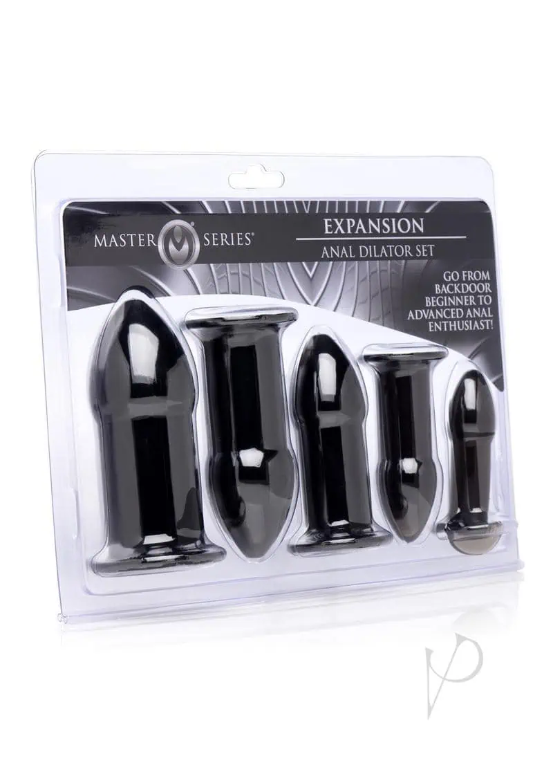 Master Series Expansion Anal Dilator Set - Black - Featured Image