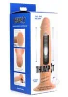Thump It 7X Wireless Remote Control Thumping Silicone Realistic Dildo Flesh 7 Inches - Image 1