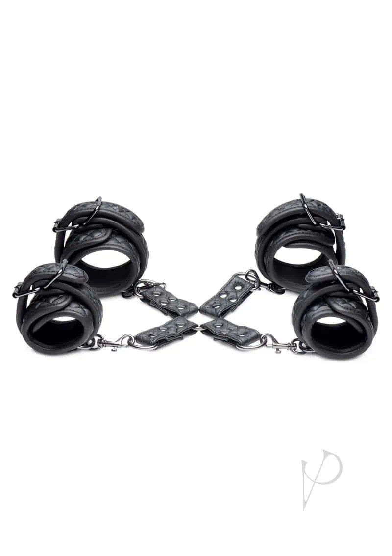 Master Series Concede Wrist and Ankle Restraint Set Bondage - Image 2