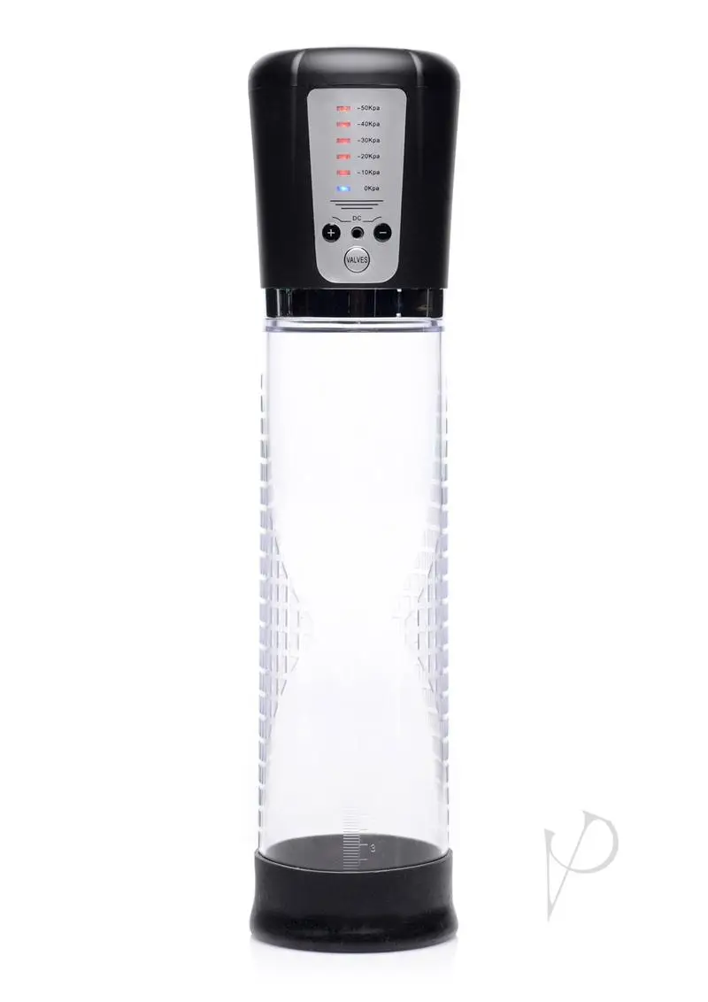Master Series Pumping Master Suction Penis Pump Silicone Sleeve Rechargeable - Image 2