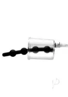 Tom Of Finland Rose Bud Cylinder w/ Beaded Silicone Insert - Black - Image 2