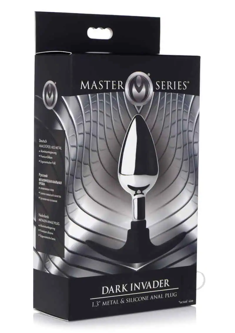 Ms Dark Invader Anal Plug Md - Featured Image