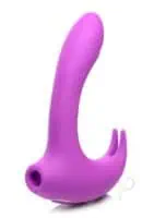 Inmi Shegasm 12x Lux Rocker Pulsing Vibrating G Spot Rabbit - Purple - Image 6