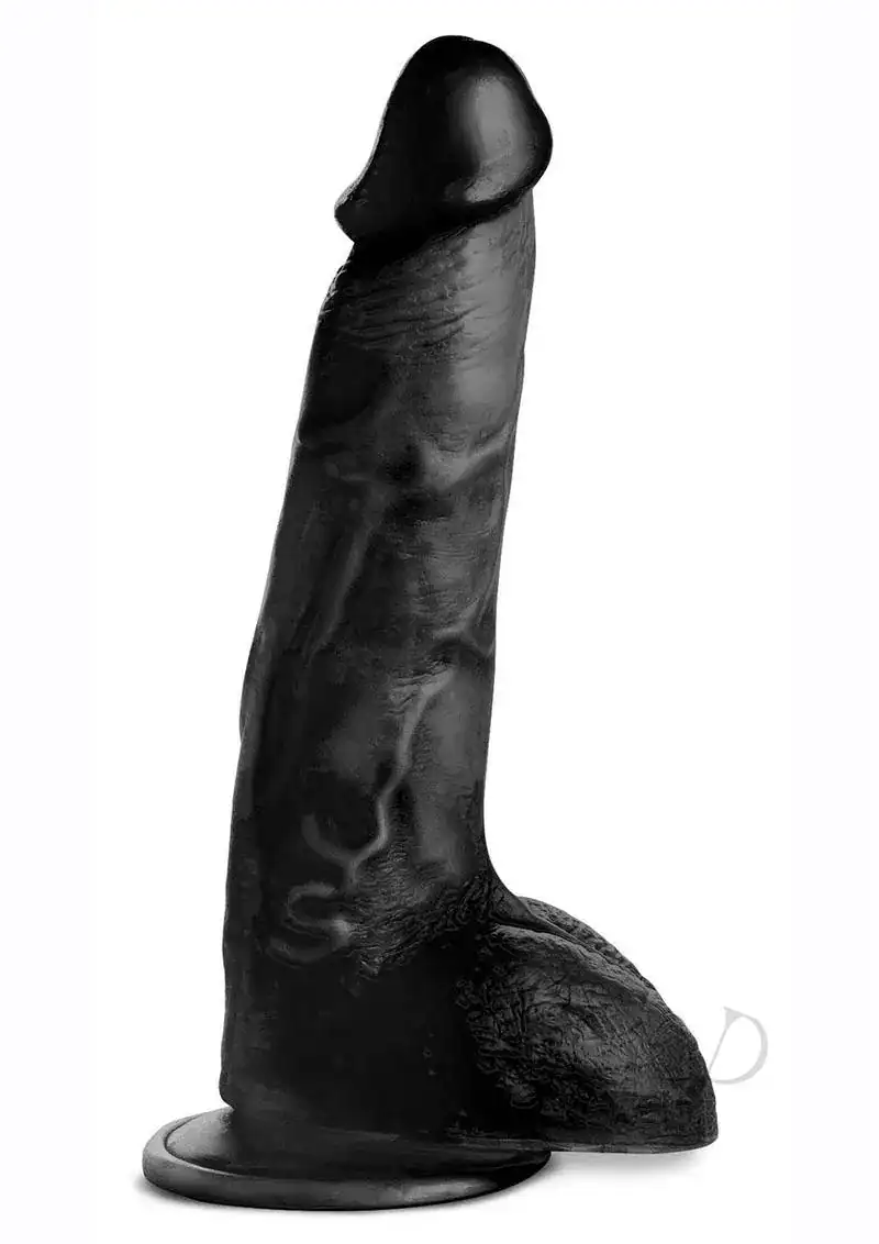 Mc Dildo With Balls 9 Black - Image 2