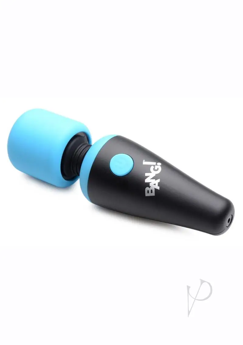 Bang 10x Vibe Mini Silicone Wand Blue - Image 2