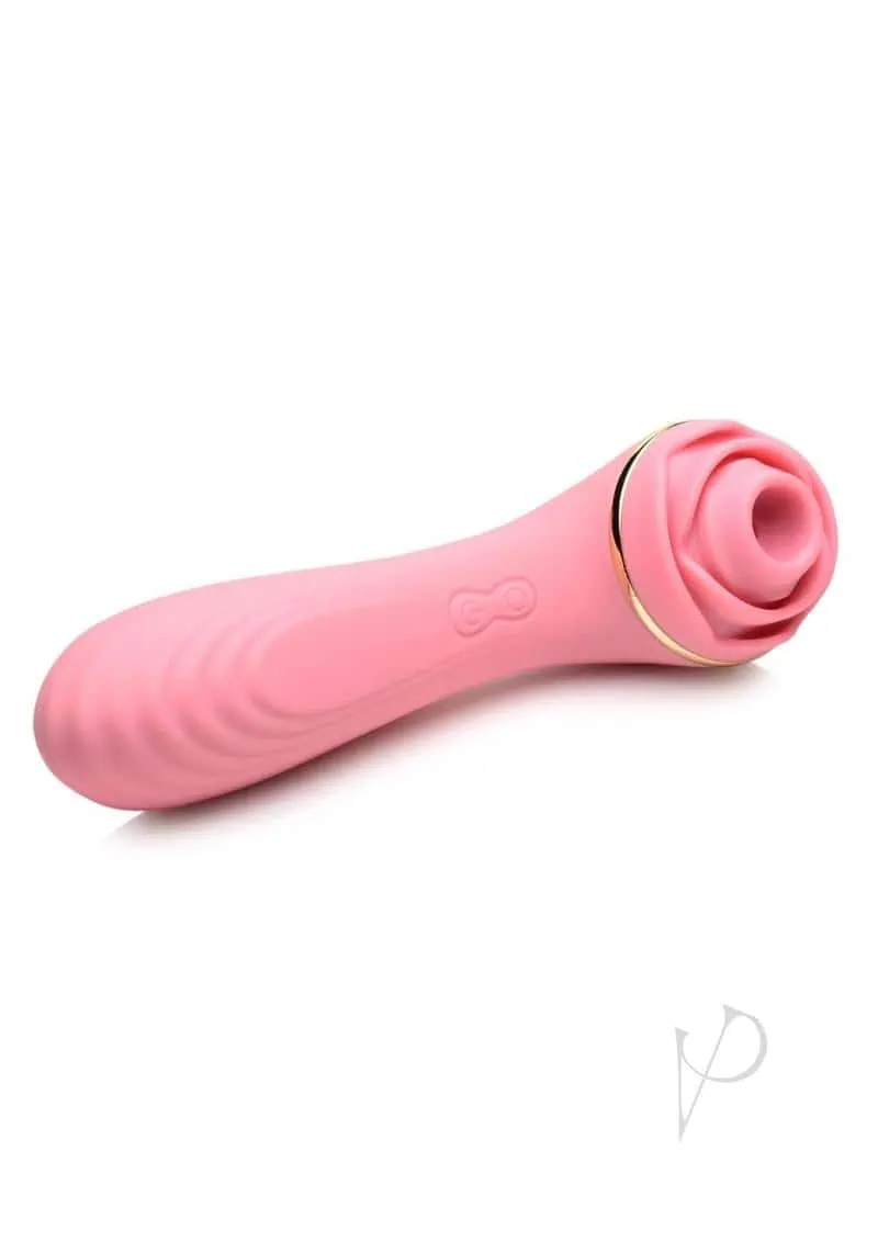 Inmi Bloomgasm Passion Petals 10X Silicone Suction Rose Vibrator - Pink - Image 6