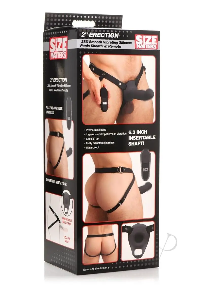 Size Matter 2 Erection 28x Smooth Blk - Featured Image