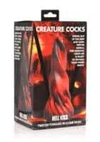Creature Cocks Hell Kiss Twisted Tongues Silicone Dildo - Image 5