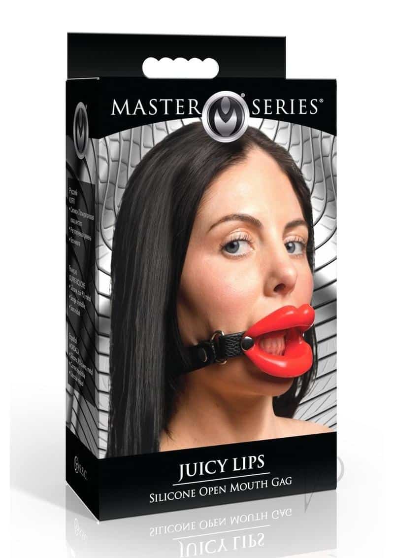 Juicy Lips Silicone Open Mouth Gag - Jack and Jill Adult