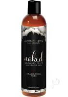 Intimate Earth Massage Oil - 240 ml Naked - Image 1