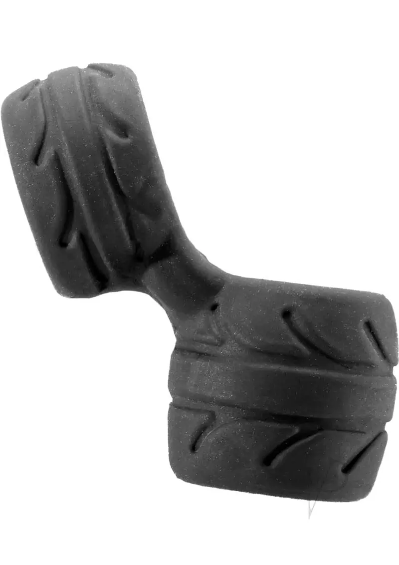 Perfect Fit SilaSkin Cock & Ball Ring - Black - Image 5