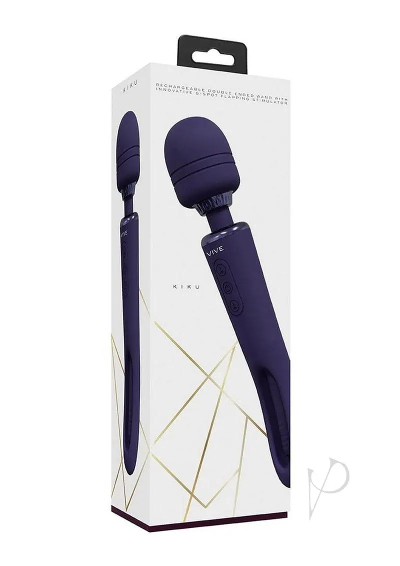 Shots Vive Kiku Double Ended Wand & G-Spot Stimulator - Purple - Image 5