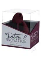 Shots Twitch 2 Vibrator w/Remote Control Vibrating Egg - Burgundy - Image 1