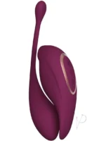 Shots Twitch 2 Vibrator w/Remote Control Vibrating Egg - Burgundy - Image 2