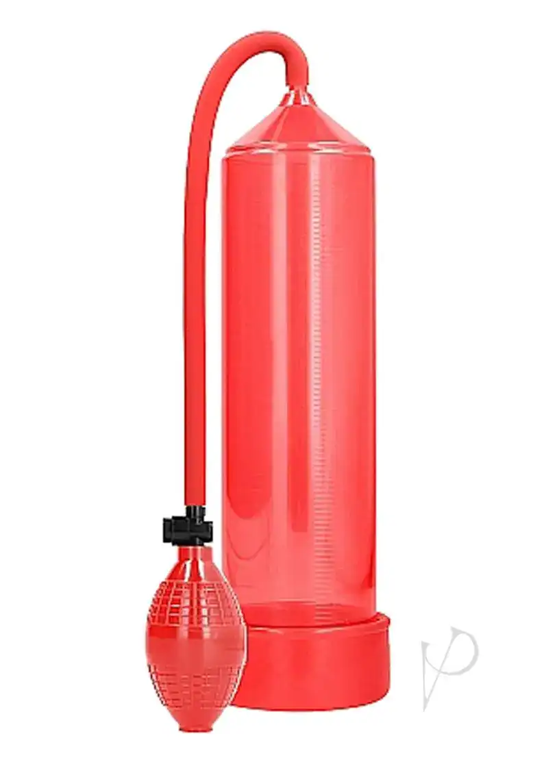 Shots Pumped Classic Penis Pump - Red - Image 4