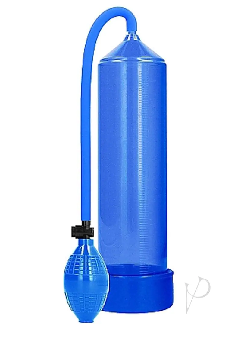 Shots Pumped Classic Penis Pump - Blue - Image 4