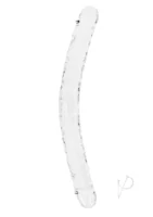 Realrock Crystal Clear Double Dong 18