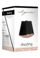 Shots Elegance Dazzling Rotating Clitoral Stimulator - 10 Speeds Black - Image 5