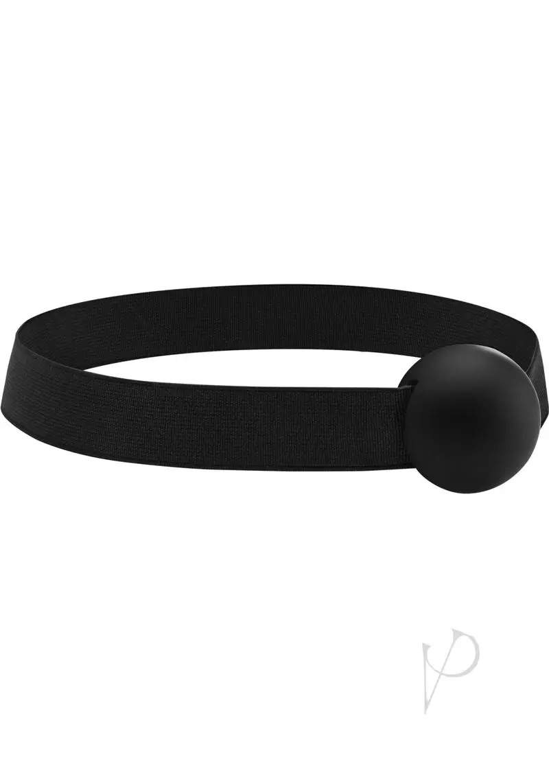 Shots Ouch Elastic Ball Gag - Black - Image 2
