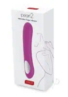 Kiiroo Pearl2 Silicone USB Rechargeable Interactive Vibrator Waterproof Purple 7.87 Inches - Image 1