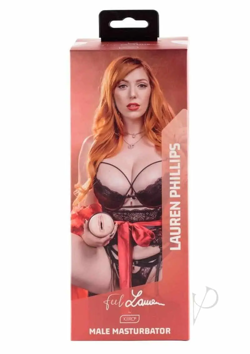 Kiiroo Feel Lauren Phillips Stroker Interactive Masturbator - Pussy - Black/Vanilla - Featured Image