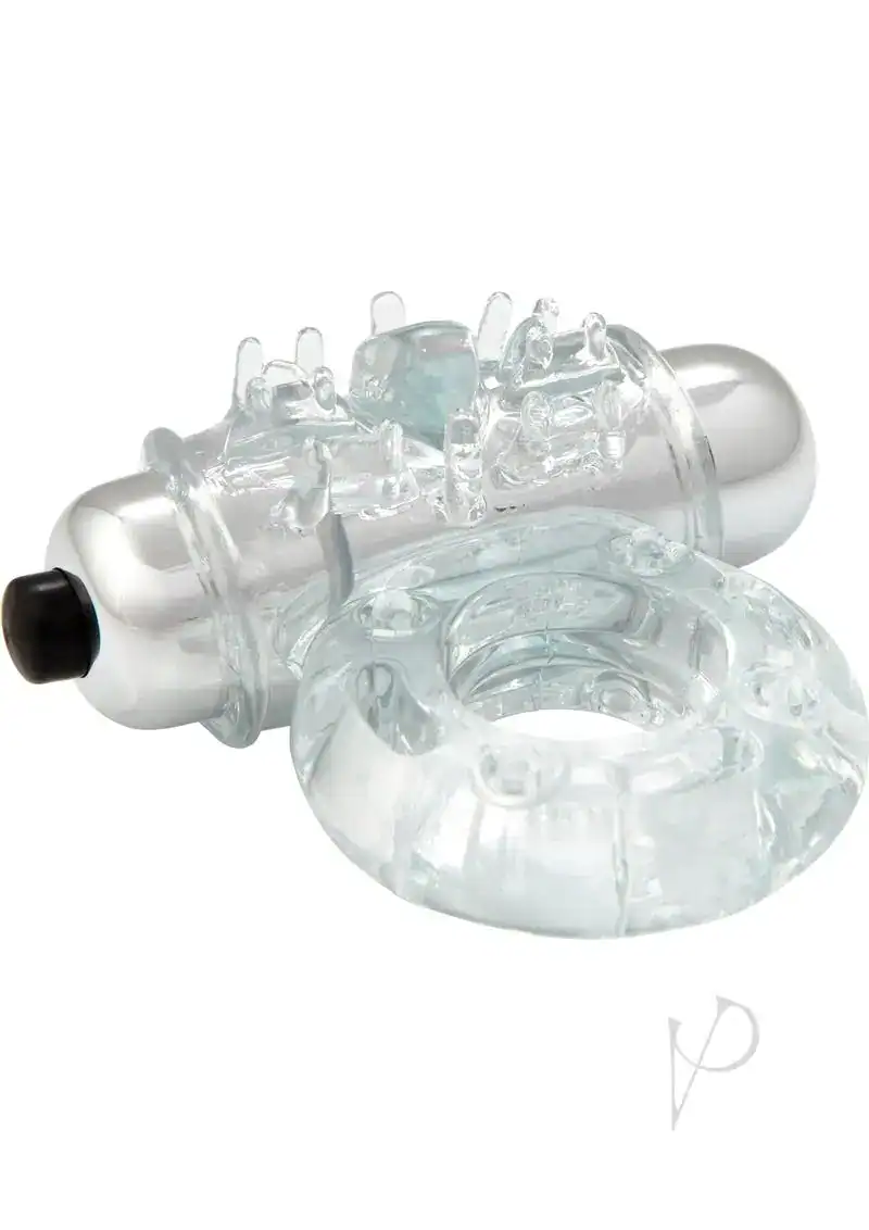Sensuelle Bullet Ring Cockring - 7 Function Clear - Image 2