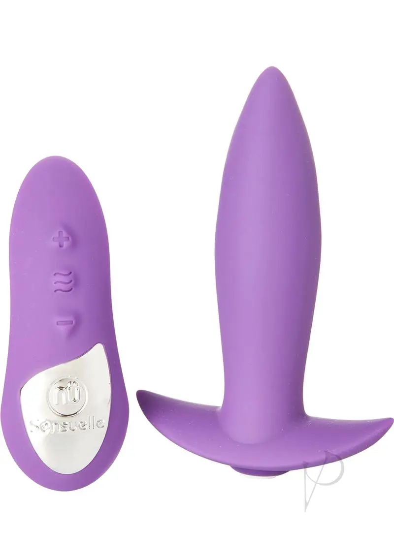 Sensuelle Remote Control Rechargeable Mini Plug - Purple - Image 2