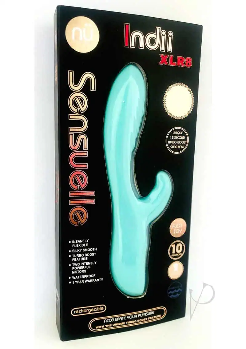 Sensuelle Indii Rabbit XLR8 Turbo Boost - Electric Blue - Featured Image