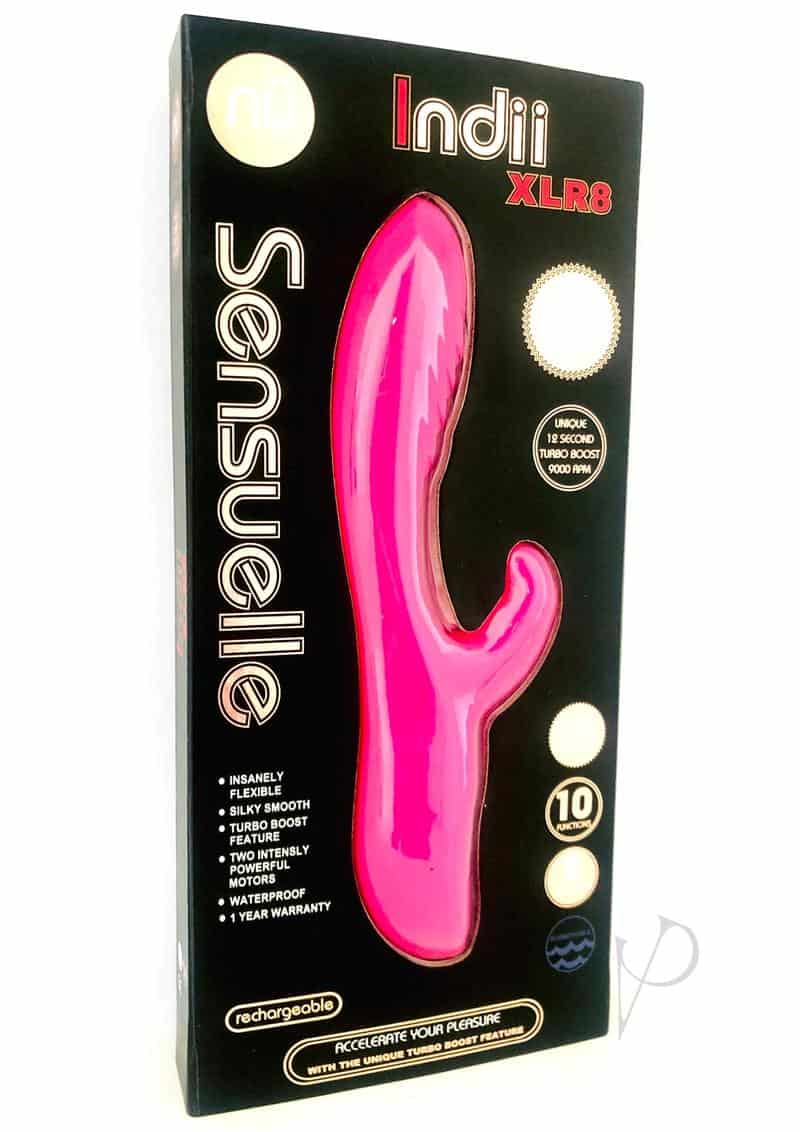 Buy Sensuelle Indii Rabbit XLR8 Turbo Boost - Pink | Jack and Jill Adult