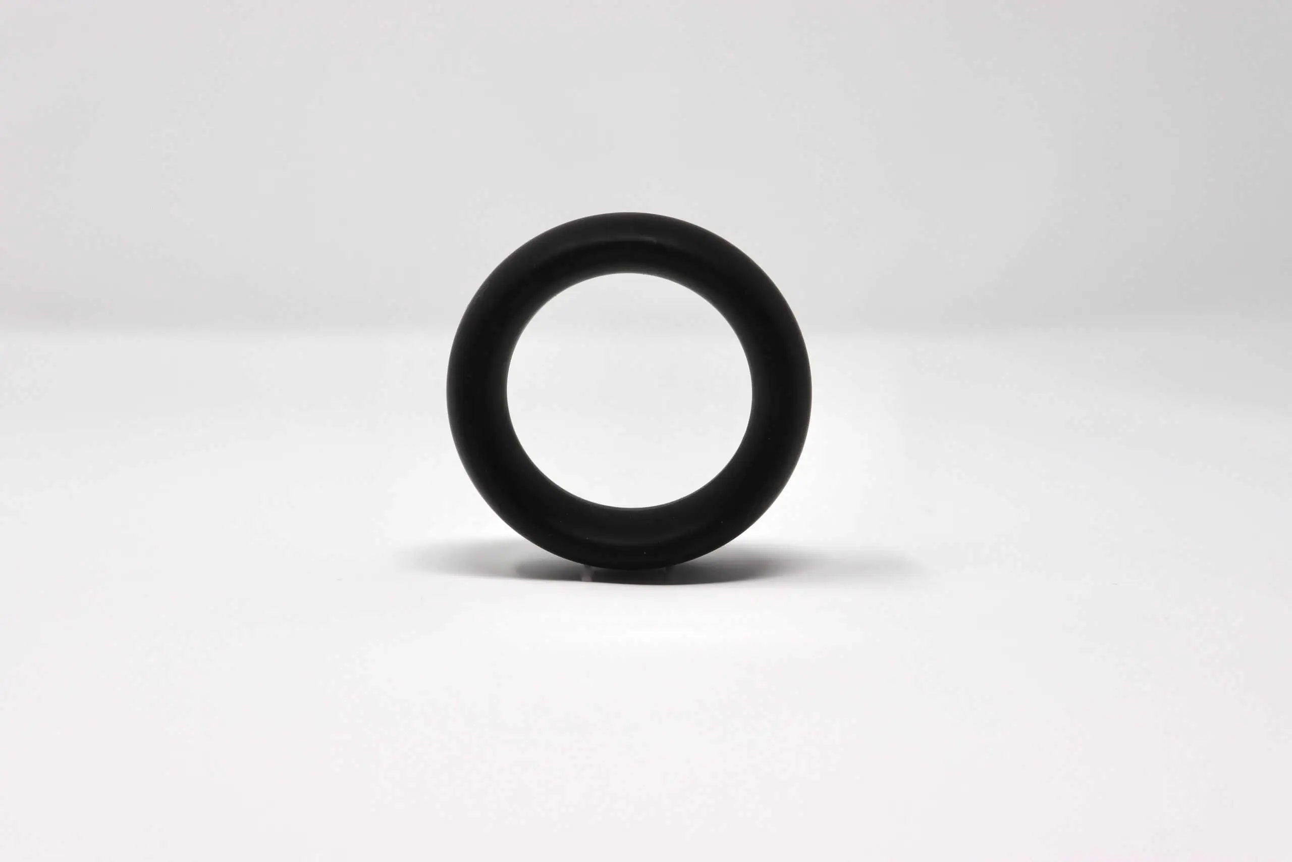 Jack and Jill Silicone Black CRing, Small (13/4