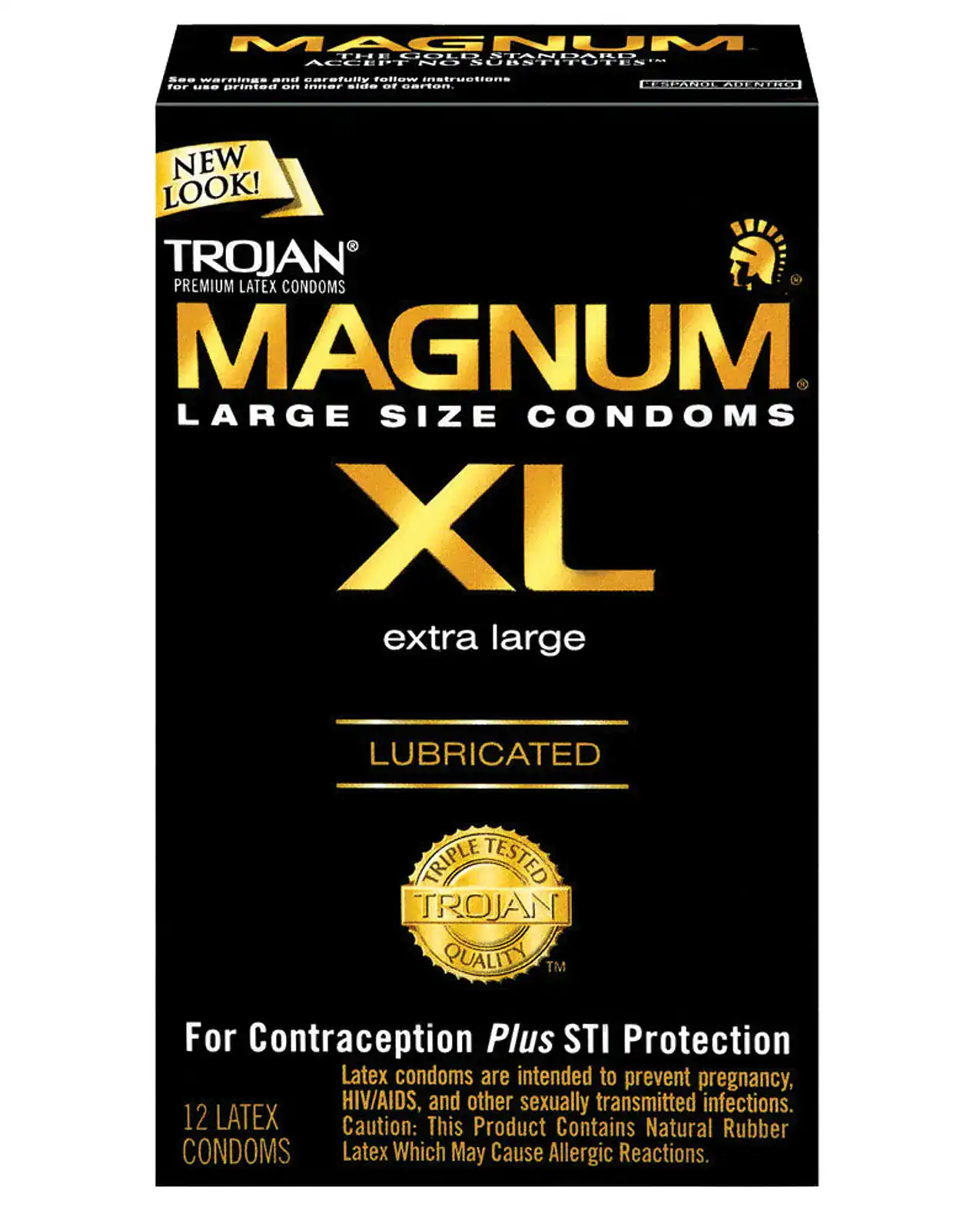 Trojan Magnum XL Lubricated Condom - Box of 12 - Image 2