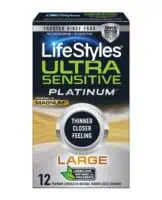 Ultra Sensitive Platinum Large - Pack of 12 - Image 1
