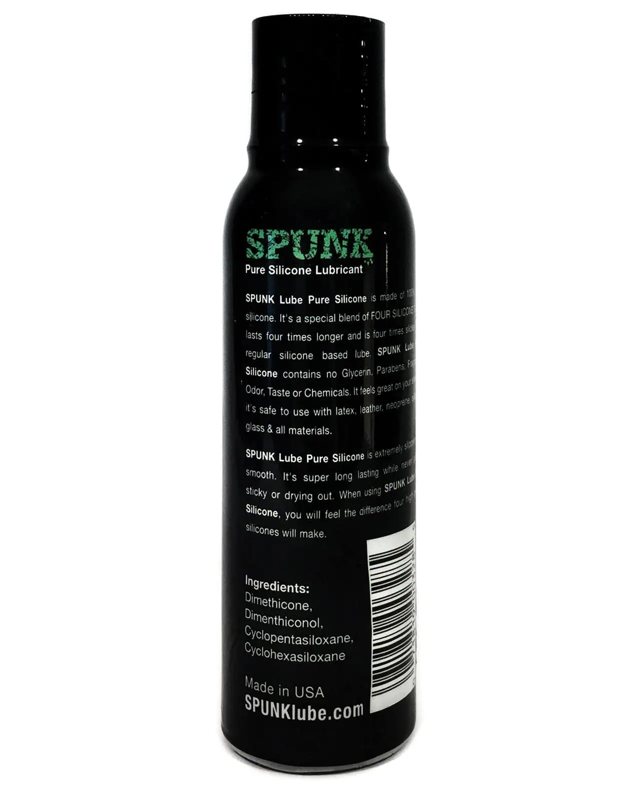 Spunk Pure Silicone Lube - 4 oz - Image 2