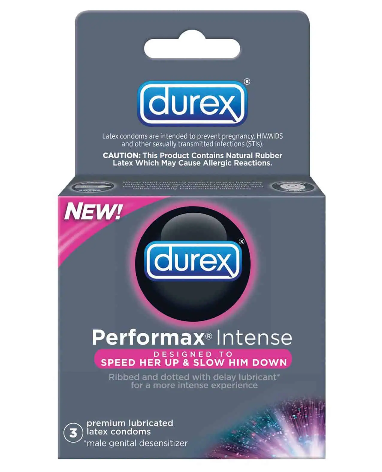 Durex Performance Intense Condom - Box of 3 - Image 2