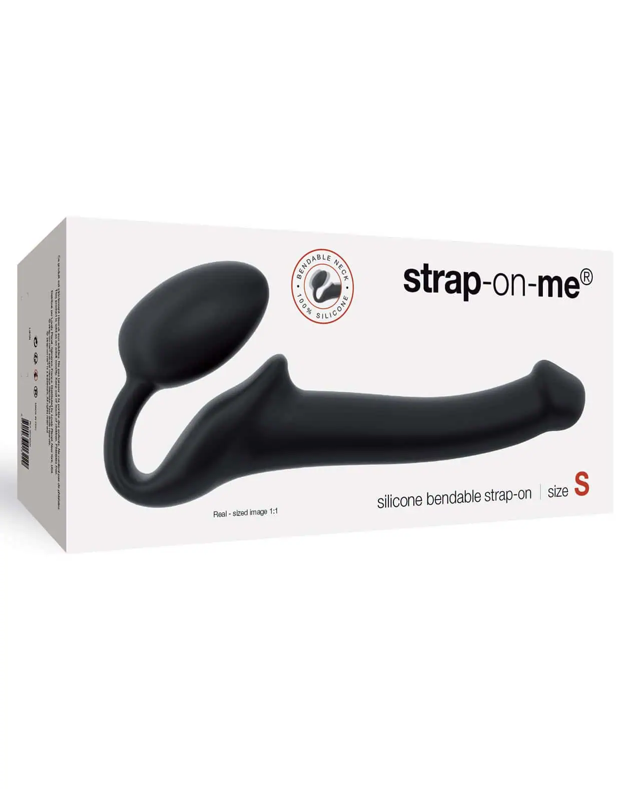 Strap On Me Silicone Bendable Strapless Strap On Small - Black - Featured Image
