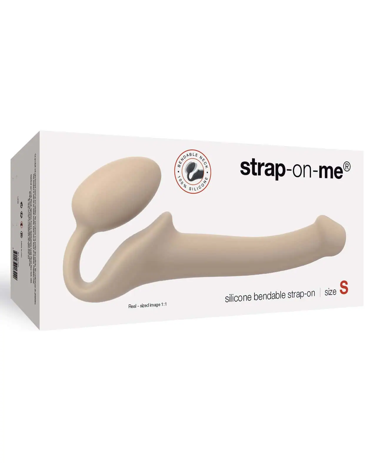 Strap On Me Silicone Bendable Strapless Strap On Small - Flesh - Featured Image