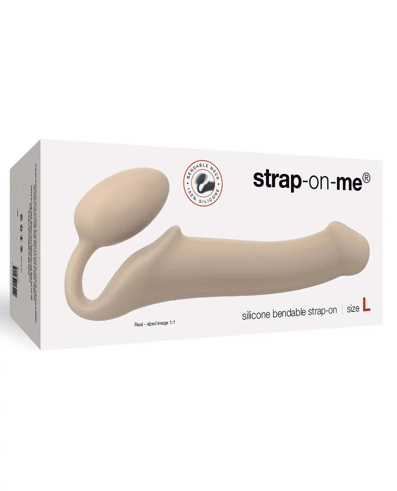 Strap On Me Silicone Bendable Strapless Strap On Large - Flesh - Featured Image