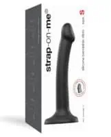Strap On Me Silicone Bendable Dildo Small - Black - Image 1