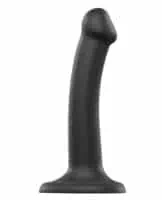 Strap On Me Silicone Bendable Dildo Small - Black - Image 2
