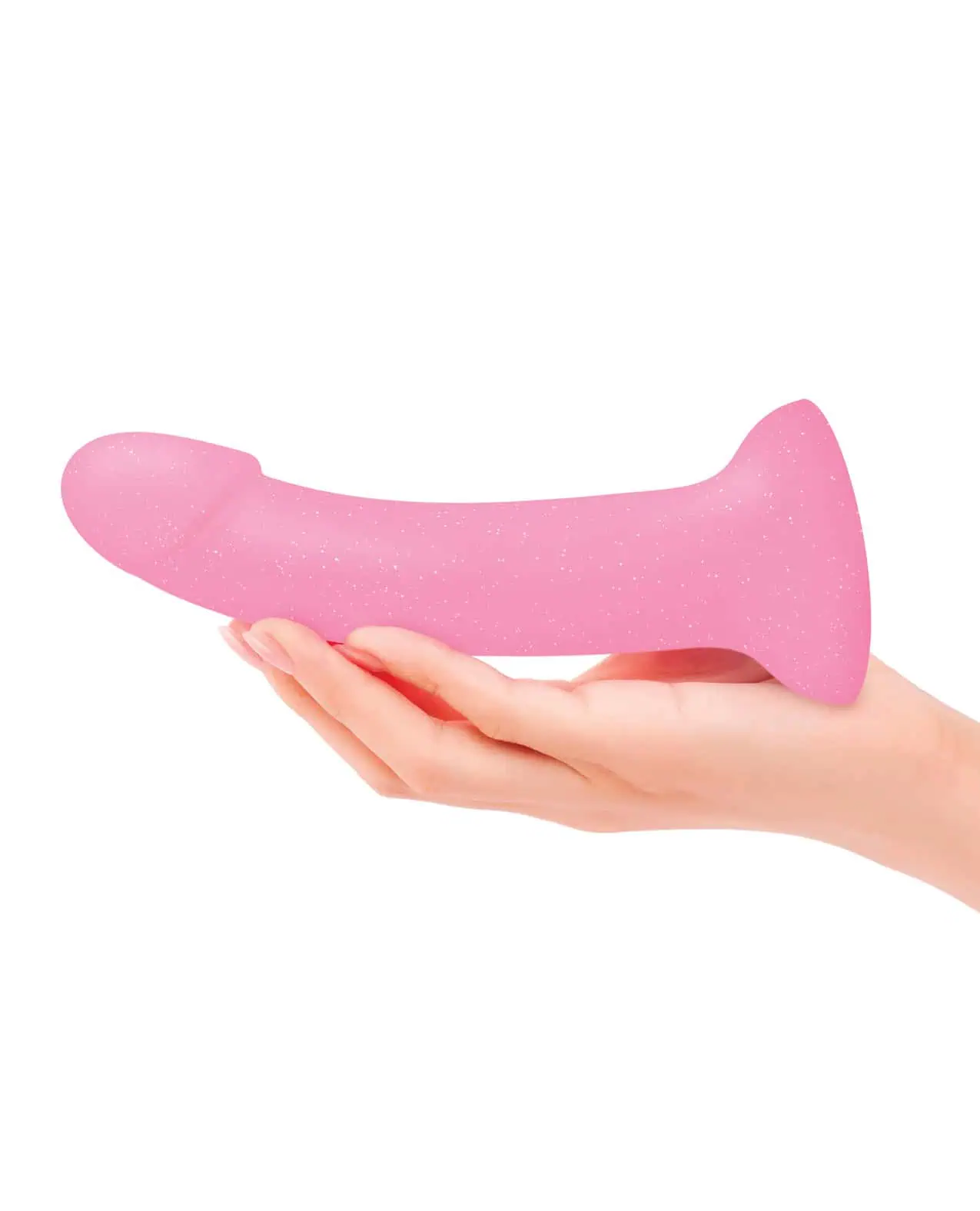 Dildolls Glitzy Silicone Dildo - Pink - Image 6