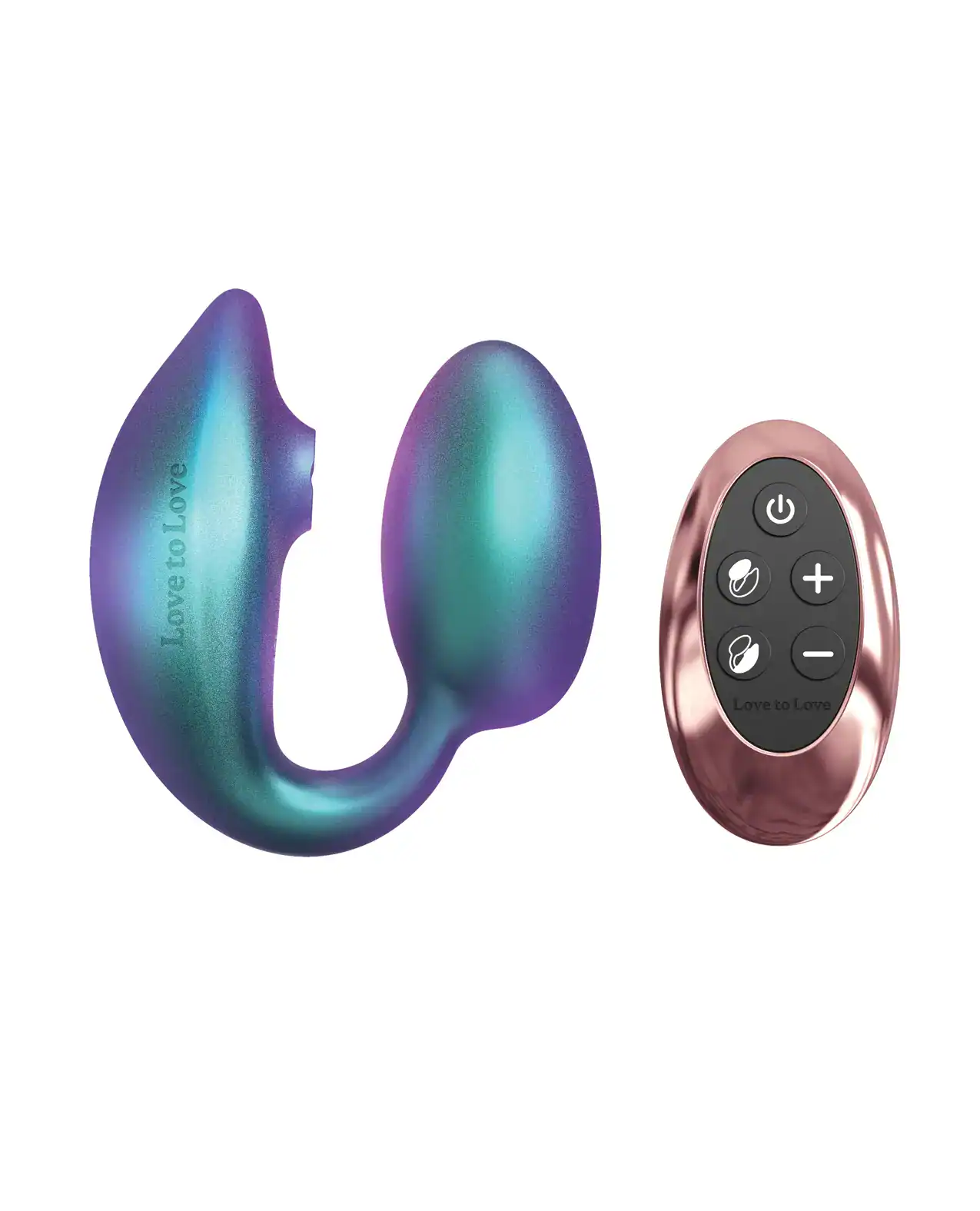 Love to Love Wonderlover Dual Stimulator - Iridescent Turquoise - Image 2
