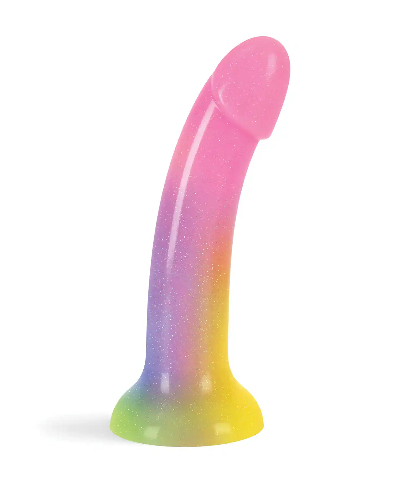 Love to Love Silicone Dildolls Stargazer - Gradiant Rainbow w/Glitter - Image 2