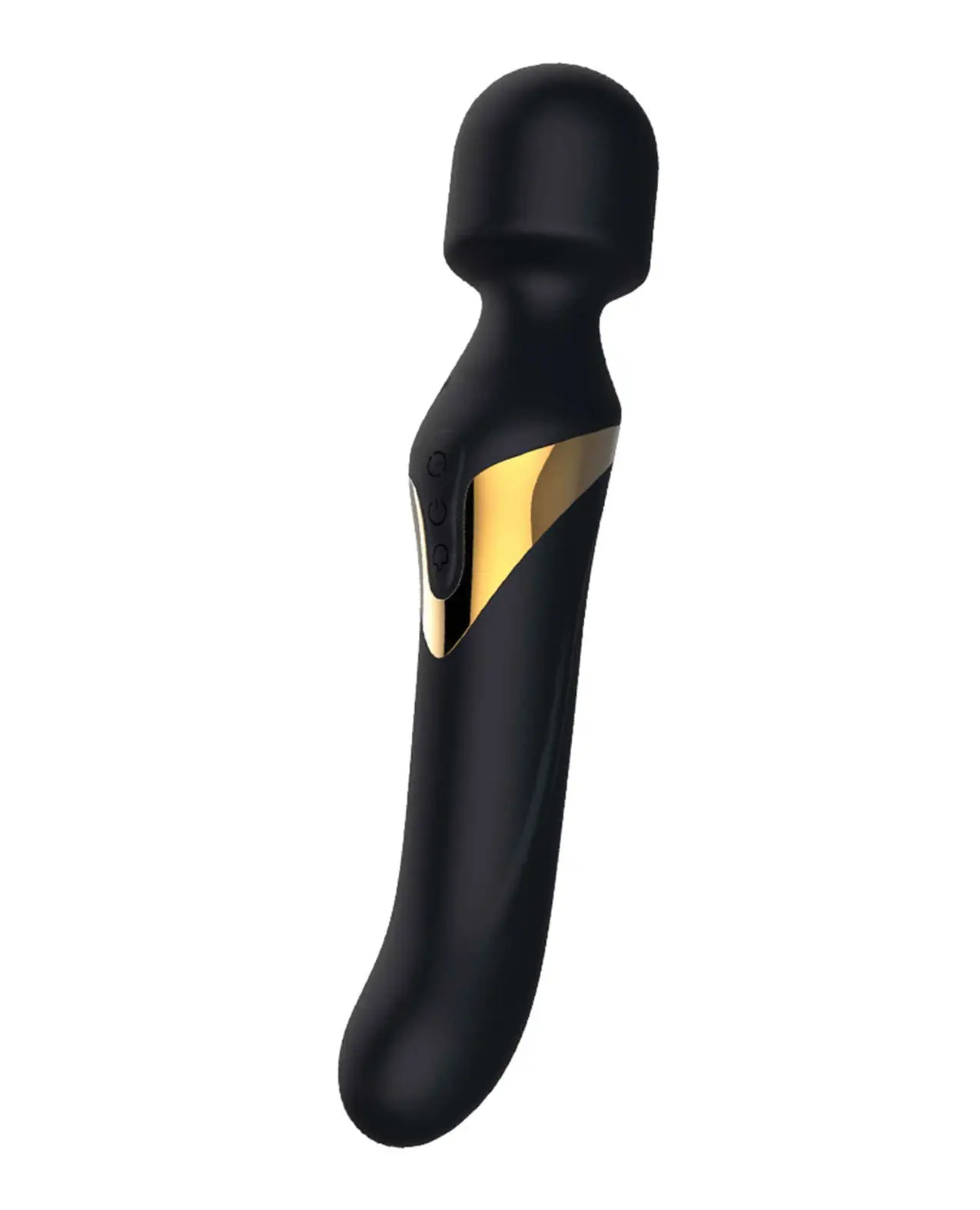 Dorcel Dual Orgasms Wand Vibrator - Black/Gold - Image 2