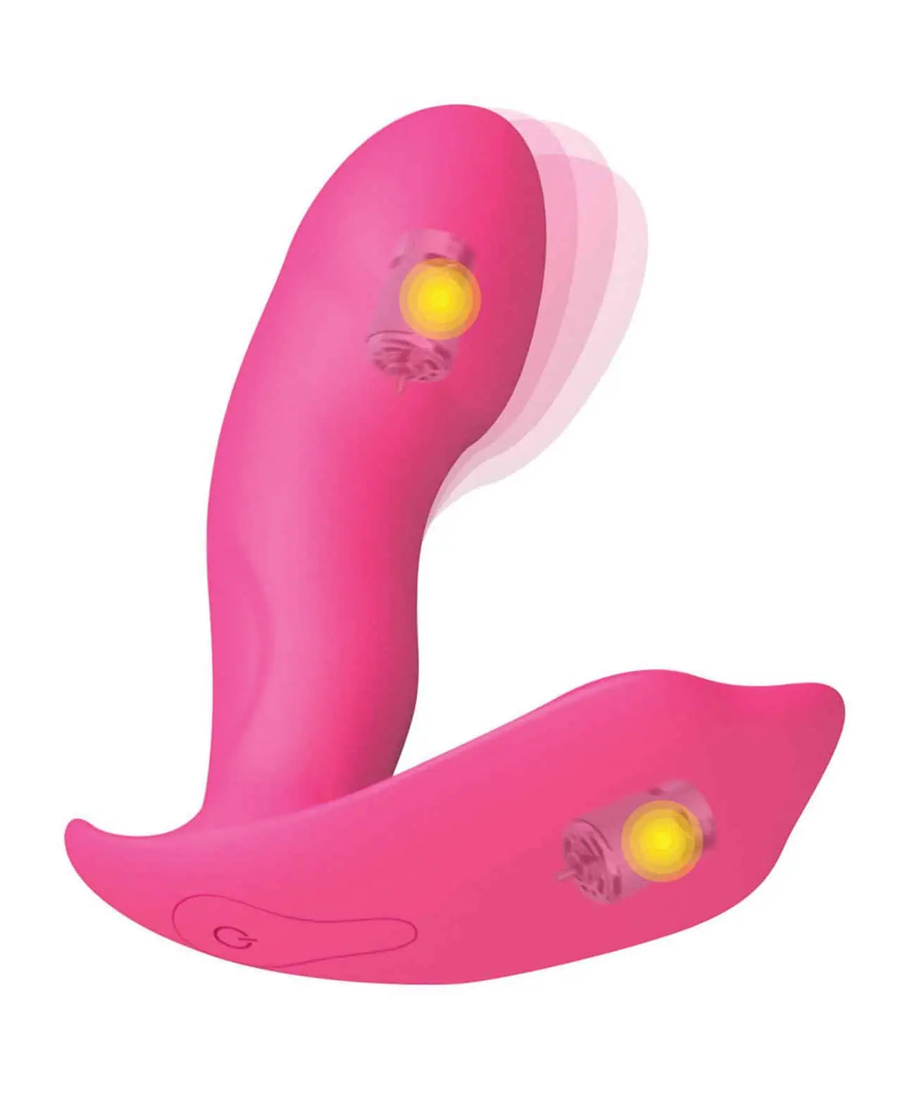 Dorcel Secret Clit Dual Stim Heating and Voice Control - Pink - Image 3