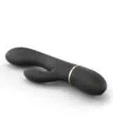 Dorcel Glam Rabbit Vibrator - Black/Gold - Image 3