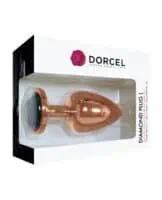 Dorcel Aluminium Bejeweled Diamond Plug - Rose Gold Large - Image 1
