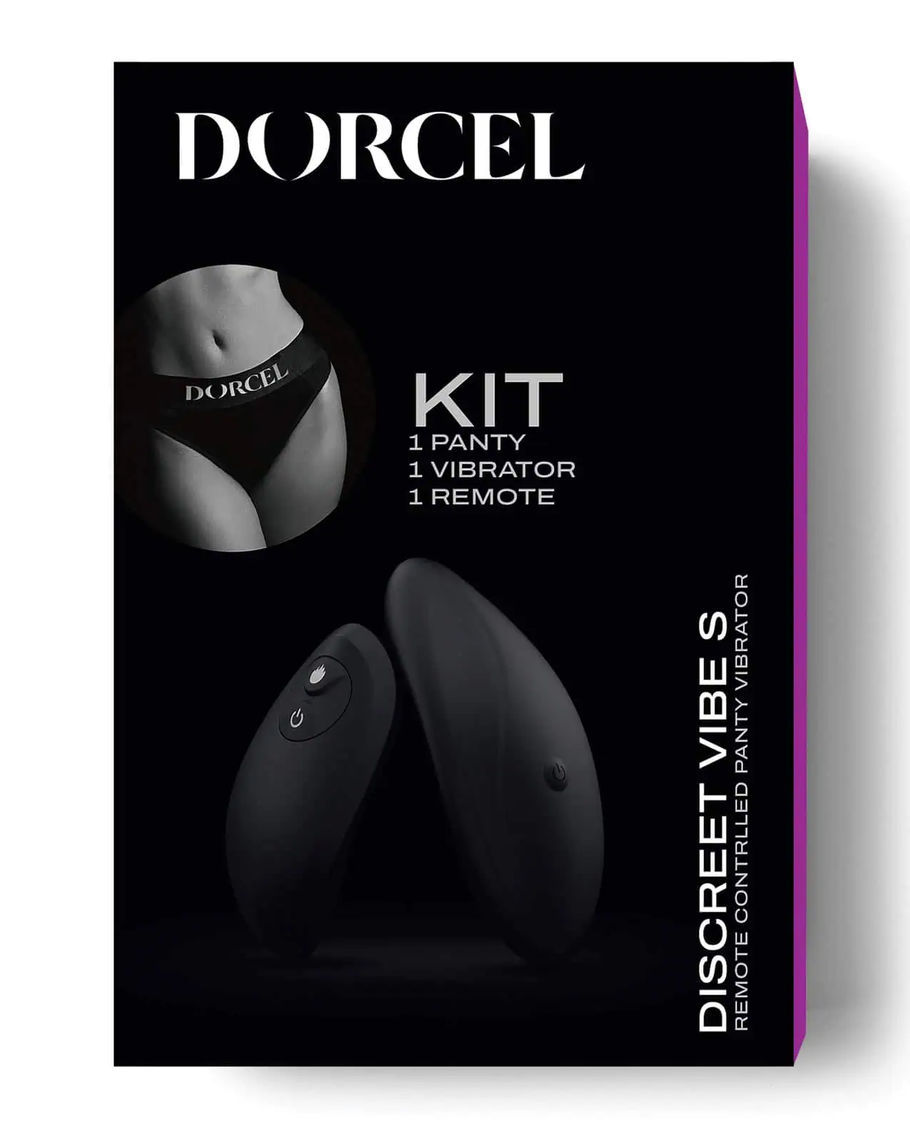 Dorcel Discreet Panty Vibe w/Panty XL - Black - Featured Image