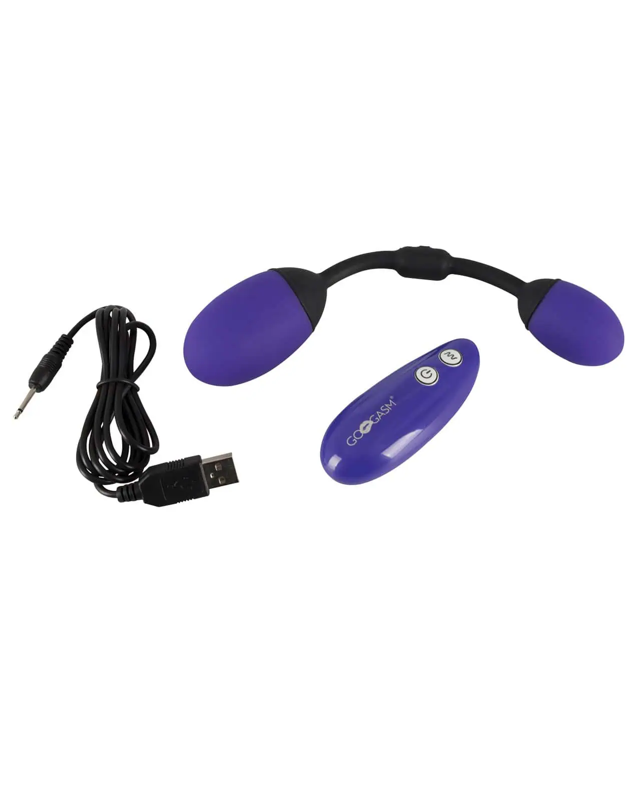 GoGasm Vibrating Pussy & Ass Balls - Purple - Image 3